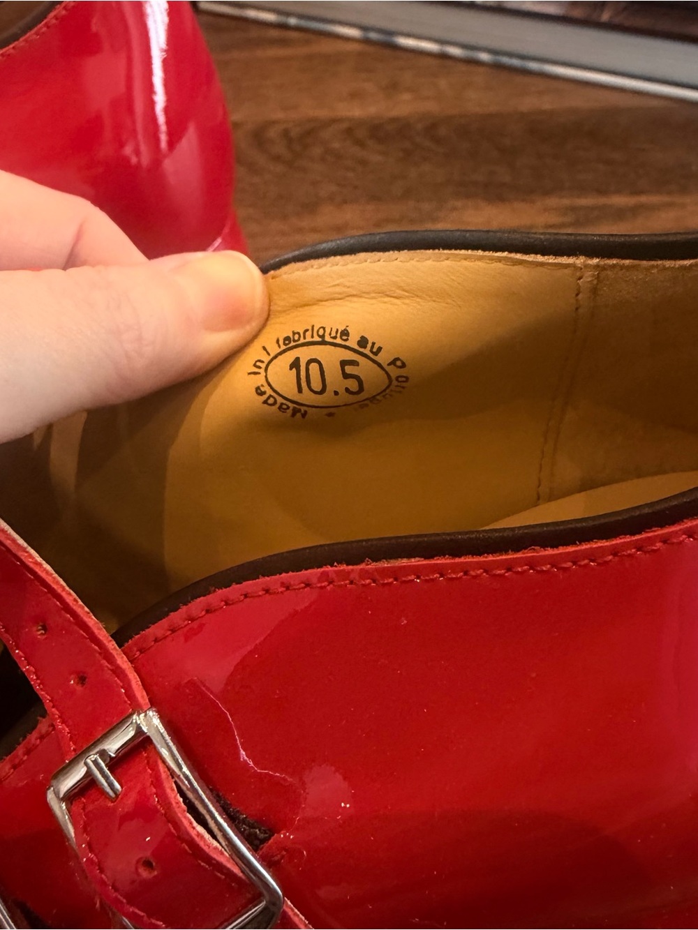Fluevog Thrillvogs Amber Double Strap Mary Jane's - Size W10.5 - Picture 3 of 6